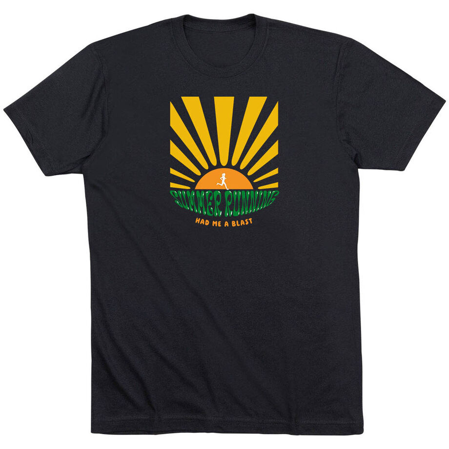 Running Short Sleeve T-Shirt - Summer Running Had Me A Blast