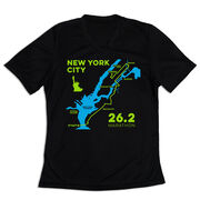 Women's Short Sleeve Tech Tee - New York City Route