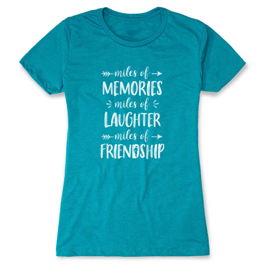 Women's Everyday Runners Tee - Miles of Friendship Mantra
