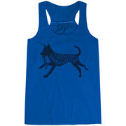 Flowy Racerback Tank Top - I'd Rather Be Running with My Dog