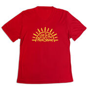 Women's Short Sleeve Tech Tee - Live In The RunShine