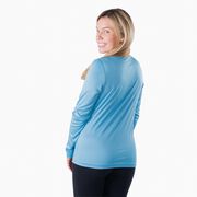 Women's Long Sleeve Tech Tee - May All Your Miles Be Merry and Bright