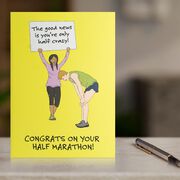 Running Greeting Card - Congrats on your Half Marathon