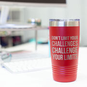 Running 20oz. Double Insulated Tumbler - Don't Limit Your Challenges