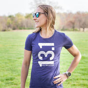 Women's Everyday Runners Tee 13.1 Half Marathon Vertical