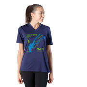 Women's Short Sleeve Tech Tee - New York City Route