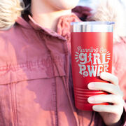 Running 20oz. Double Insulated Tumbler - Running On Girl Power