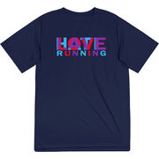 Men's Running Short Sleeve Performance Tee - Love Hate Running