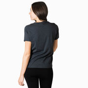 Running Short Sleeve T-Shirt - Winter Runner Girl