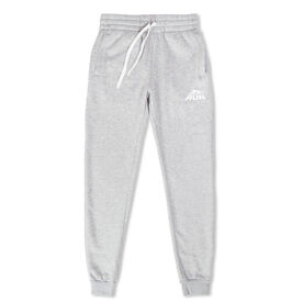 Men's Joggers - Gone For a Run Logo - White