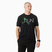 Running Short Sleeve T-Shirt - Let's Run Lucky