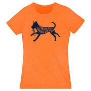 Women's Everyday Runners Tee - I'd Rather Be Running with My Dog