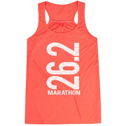 Flowy Racerback Tank Top - 26.2 Marathon Vertical