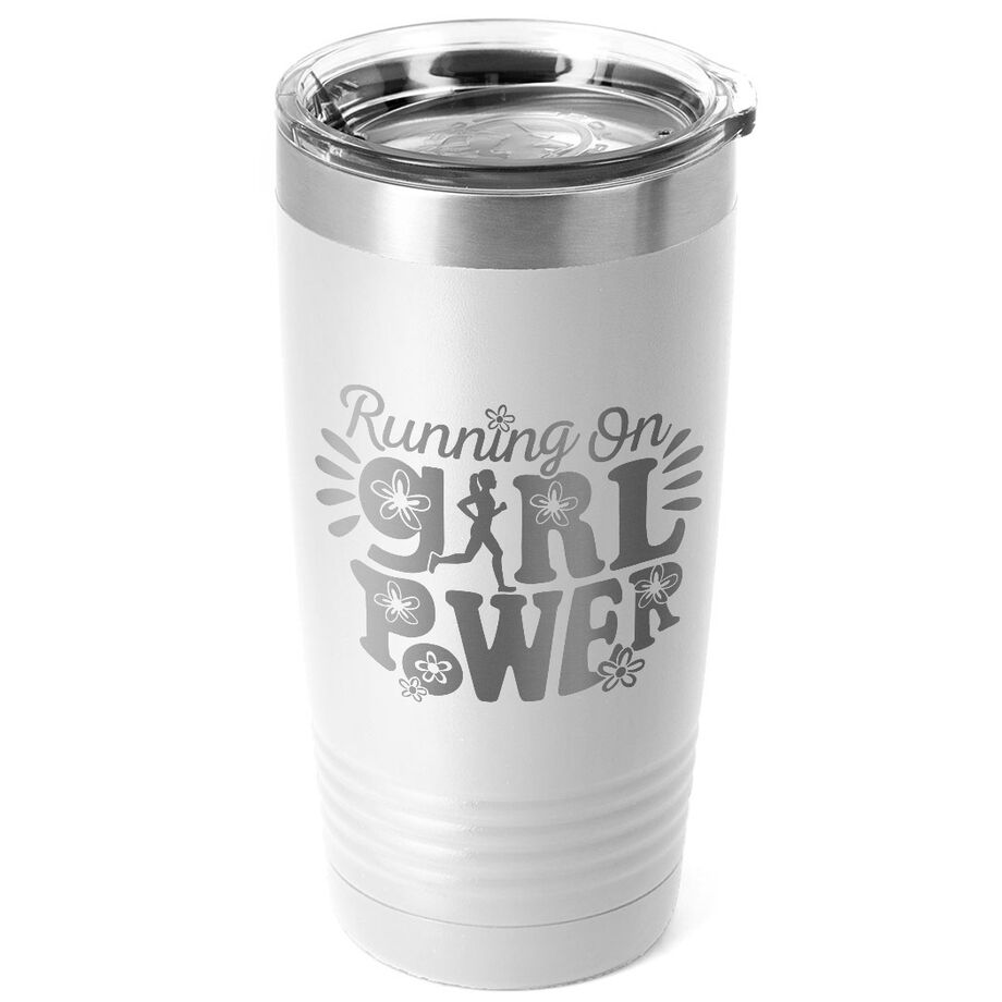 Running 20oz. Double Insulated Tumbler - Running On Girl Power