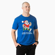 Running Short Sleeve T-Shirt - Will Run for Milk and Cookies