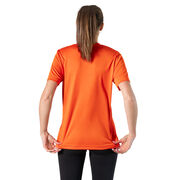 Women's Short Sleeve Tech Tee - I Run To Burn Off The Crazy