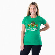 Women's Everyday Runners Tee - Run Now Gobble Later Turkey Trot