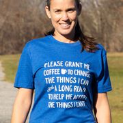 Running Short Sleeve T-Shirt - Please Grant Me Coffee