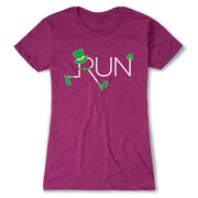 Running Women's Everyday Tee - Let's Run Lucky