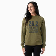 Running Raglan Crew Neck Pullover - 26.2 Math Miles