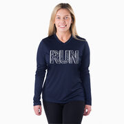 Women's Long Sleeve Tech Tee - Run With Inspiration