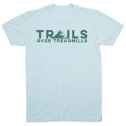 Running Short Sleeve T-Shirt - Trails Over Treadmills