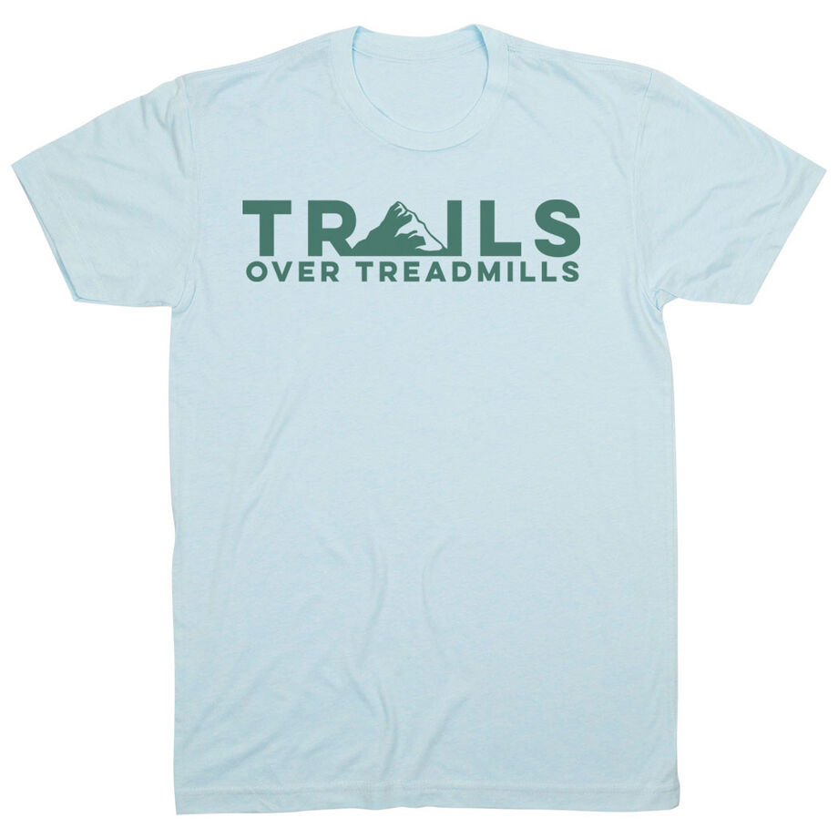 Running Short Sleeve T-Shirt - Trails Over Treadmills