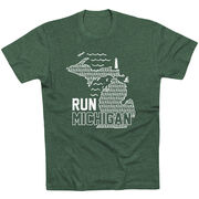 Running Short Sleeve T-Shirt - Run Michigan