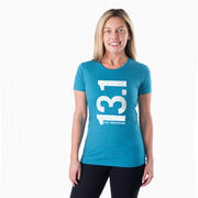 Women's Everyday Runners Tee 13.1 Half Marathon Vertical