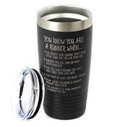 Running 20oz. Double Insulated Tumbler - You Know You're A Runner When