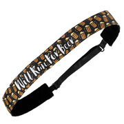 Athletic Juliband Non-Slip Headband - Will Run For Beer