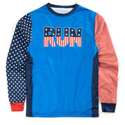 Men's Running Long Sleeve Performance Tee - Patriotic Run