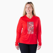 Women's Long Sleeve Tech Tee - A Road Less Traveled - Marathoner