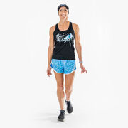 Women's Racerback Performance Tank Top - Run Like It's Midnight