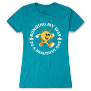 Women's Everyday Runners Tee - Running My Way to a Beautiful Day