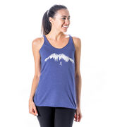 Women's Everyday Tank Top - Trail Runner in the Mountains