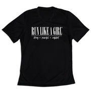 Women's Short Sleeve Tech Tee - Run Like A Girl&#174;