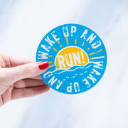 Running Sticker - Wake Up And Run