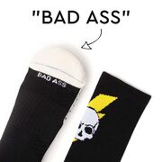 Socrates&reg; Mid-Calf Performance Socks - Bad Ass (Black)