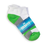 Socrates&reg; Woven Performance Sock Run More (Lime)