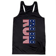 Women's Racerback Performance Tank Top - Patriotic Run