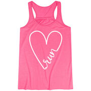 Flowy Racerback Tank Top - Run With Love