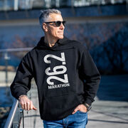 Statement Fleece Hoodie -  26.2 Marathon Vertical