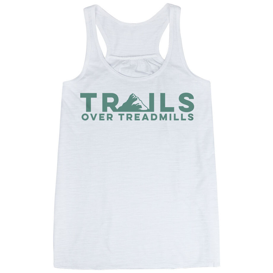 Flowy Racerback Tank Top - Trails Over Treadmills