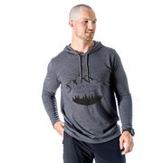 Running Lightweight Hoodie - Life's Short Run Long (Mountains)