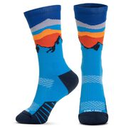 Socrates&reg; Mid-Calf Performance Socks - Free & Wild 