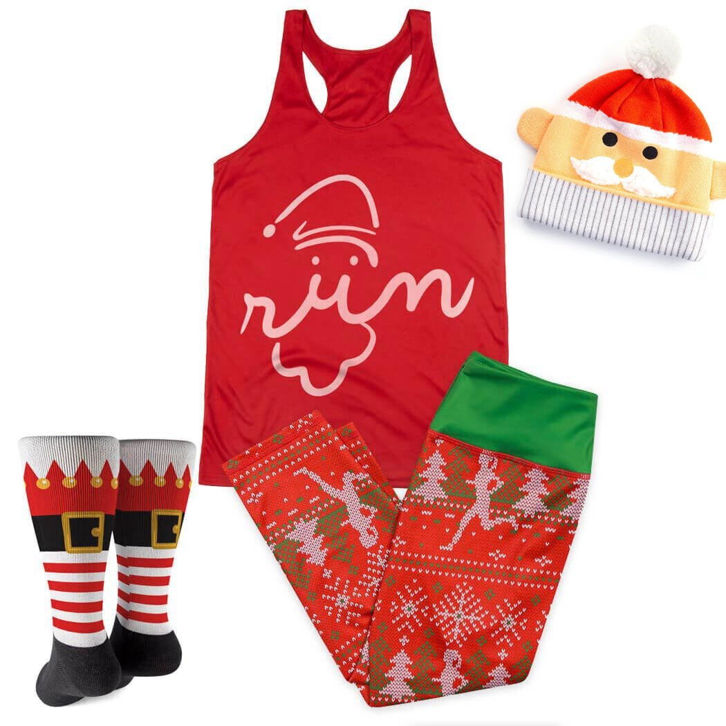 christmas running shorts