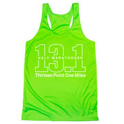 Women's Racerback Performance Tank Top - Half Marathoner 13.1 Miles