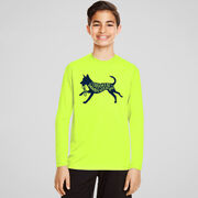 Long Sleeve Performance Tee - I'd Rather Be Running with My Dog