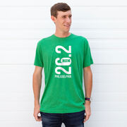 Running Short Sleeve T-Shirt - Philadelphia 26.2 Vertical